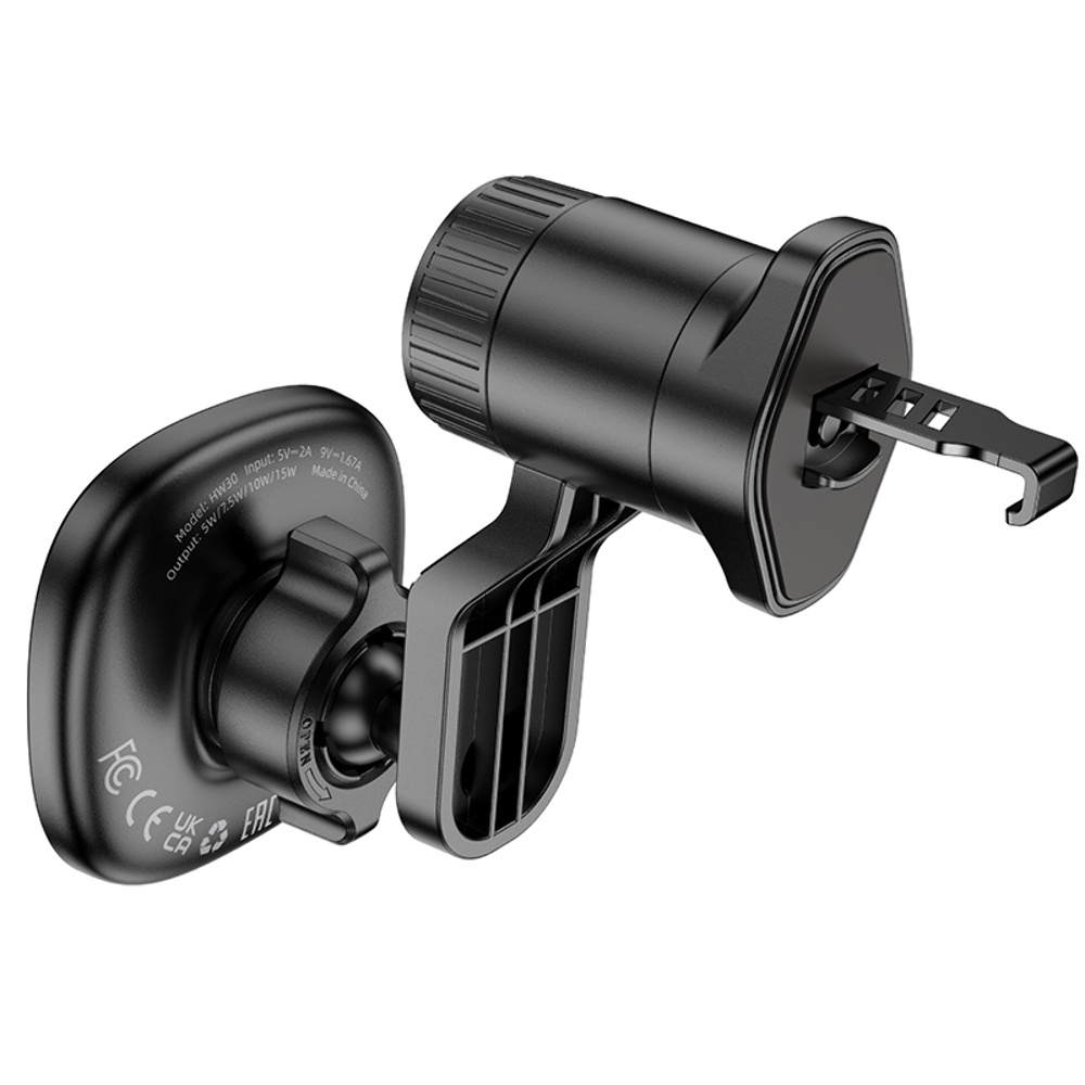 ������������� Hoco HW30 ��������� � ������������ �������� 15W black metal gray