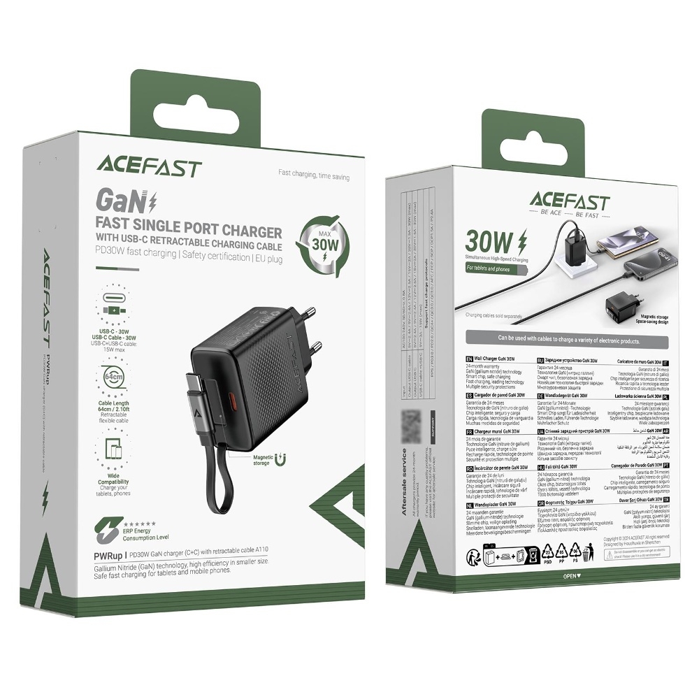 ������� �������� ���������� Acefast A110 2Type-C PD30W ������