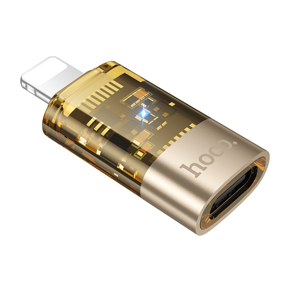 ������� LED Hoco UA38A Type-C to LED gold