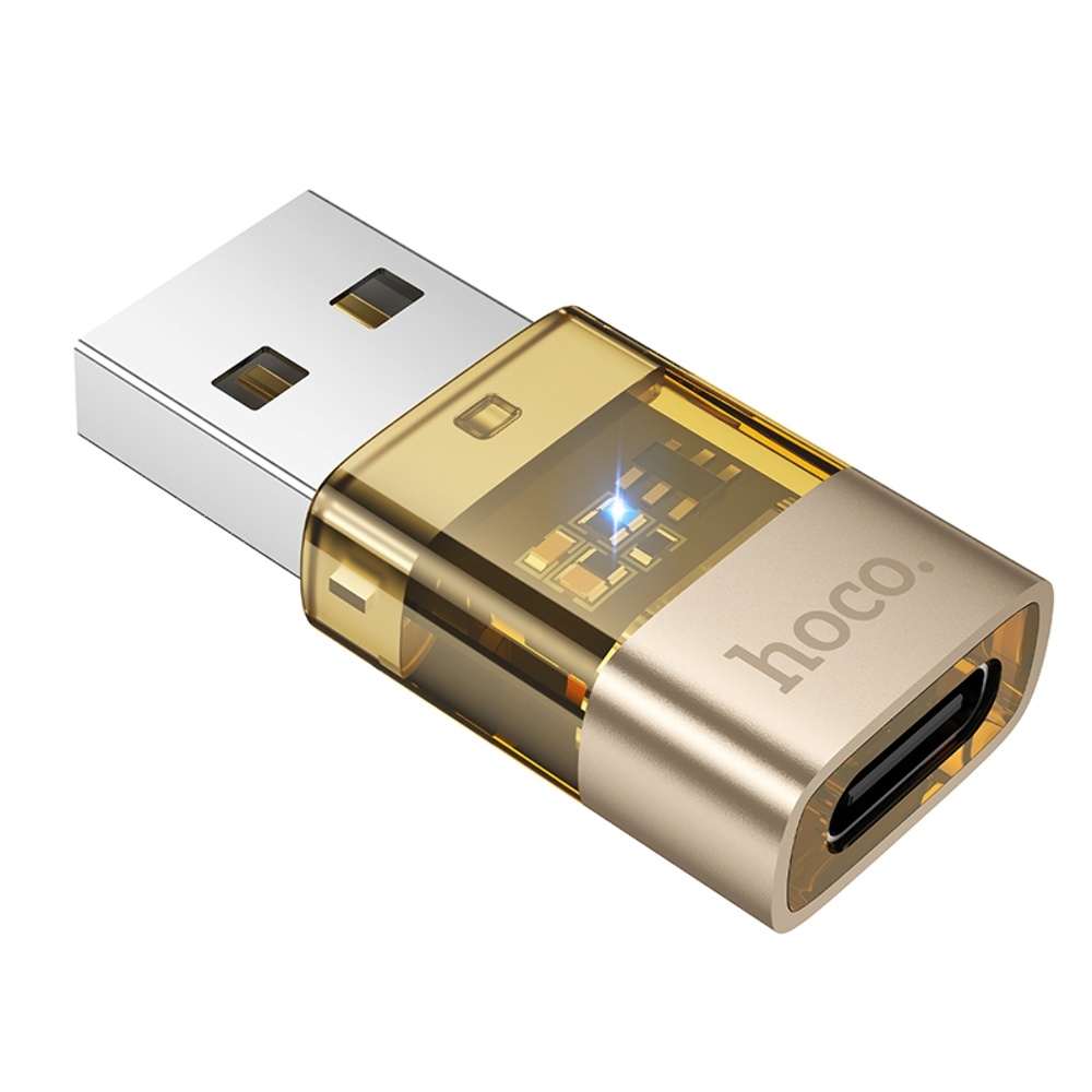 ������� ���������� Hoco UA36C USB to Type-C gold