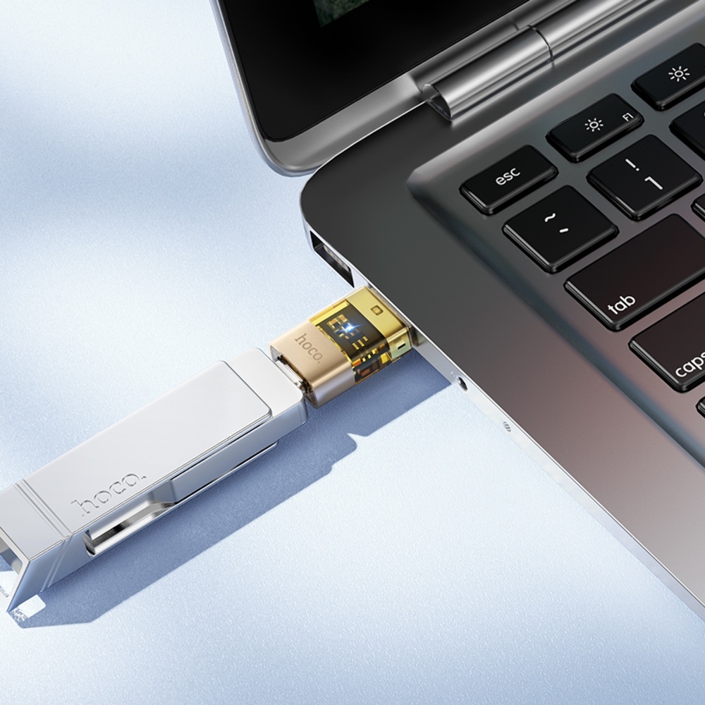 ������� ���������� Hoco UA36C USB to Type-C gold