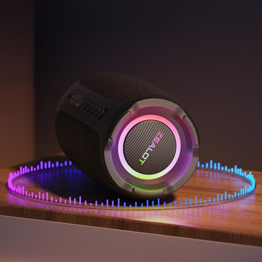 ����������� Bluetooth ������� ZEALOT S61M � LED ���������� + �������� Black