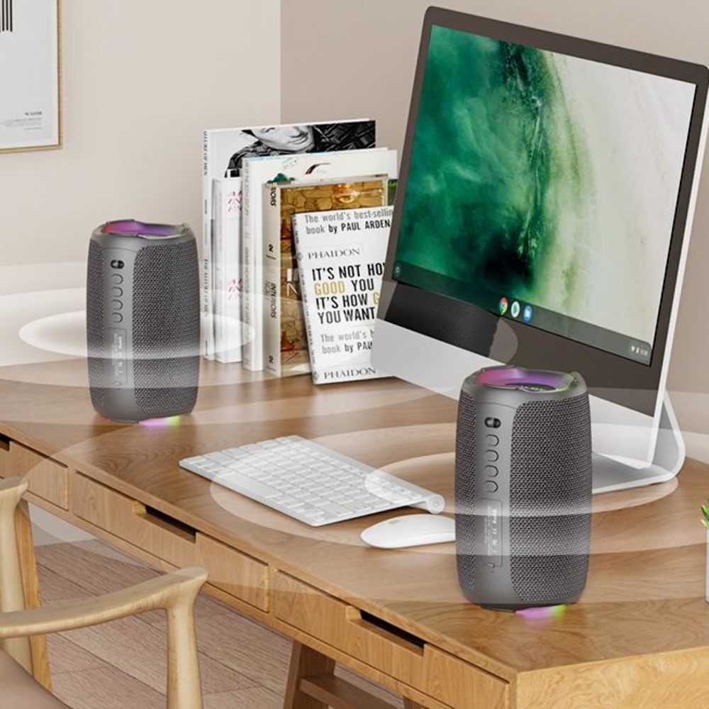 ����������� Bluetooth ������� ZEALOT S61M � LED ���������� + �������� Black