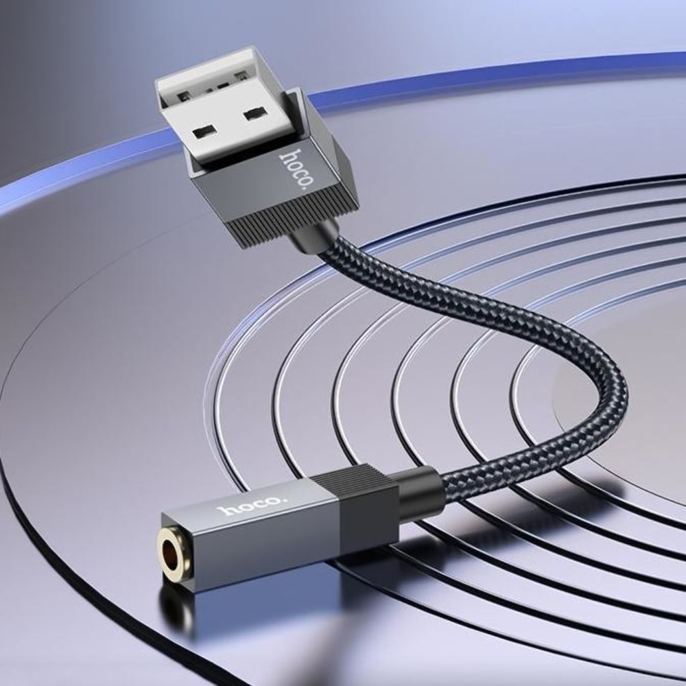 ������� ���������� Hoco UPA32D USB to Jack 3.5 black