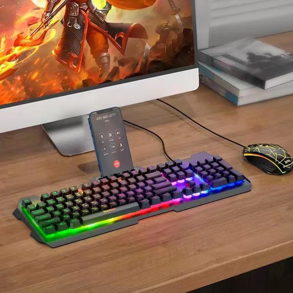 �������� ���������� � ���� Hoco DI16 (ENG/ ���) � RGB ���������� black