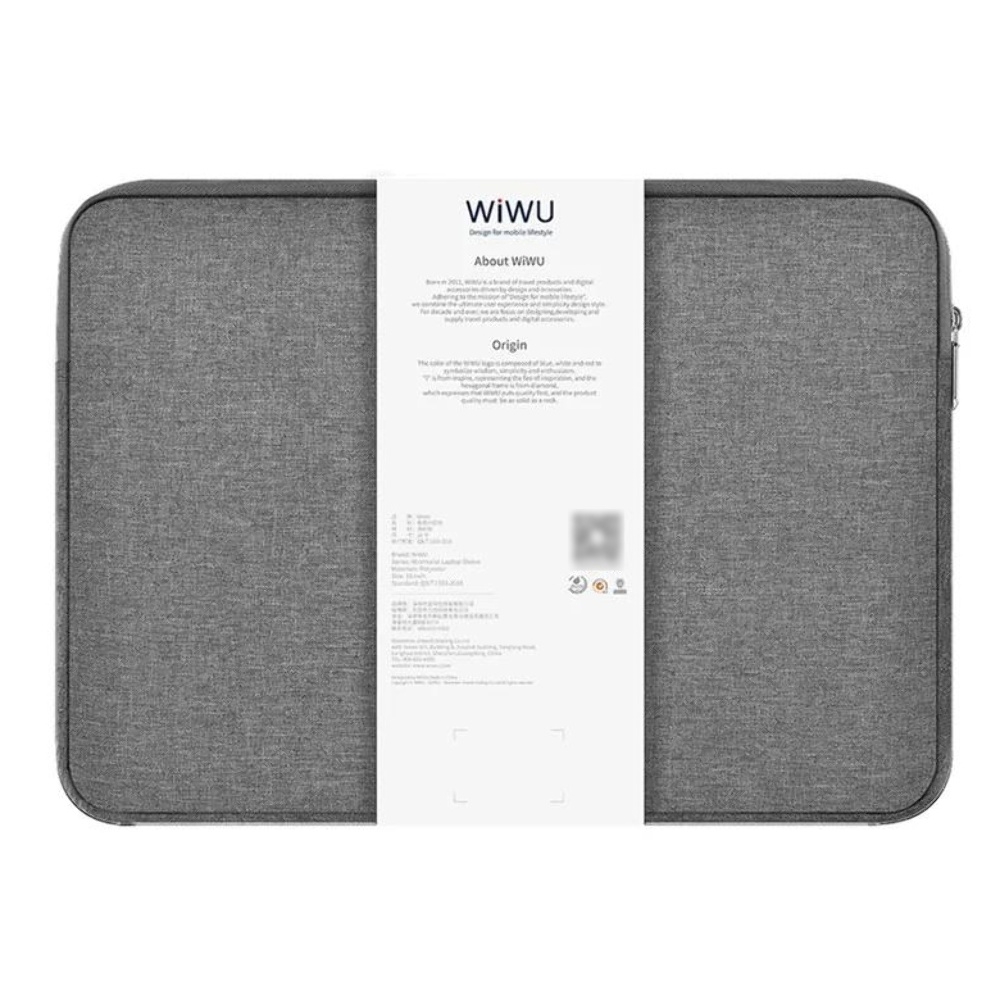 ����� ��� �������� Wiwu Minimalist Laptop Sleeve 14'' Grey