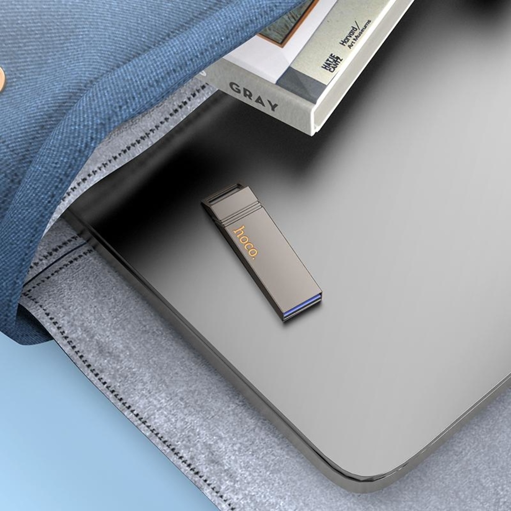 USB ���������� Hoco UD13 256GB Wise Type-C/ USB3.2 metal gray