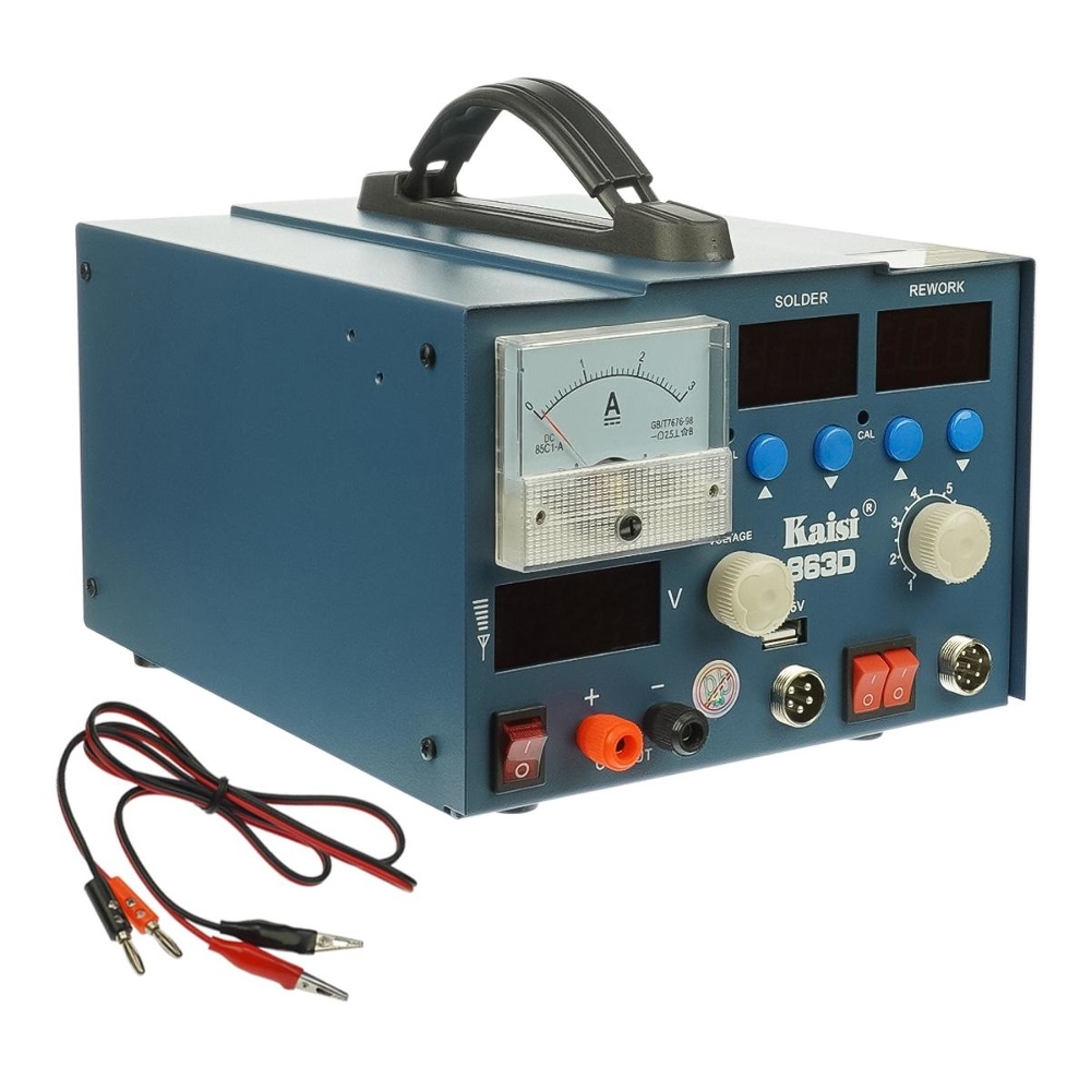 �������� ������� Kaisi 863D, ���, ��������, ���� ������� 15V 3A, USB A 5V 2A