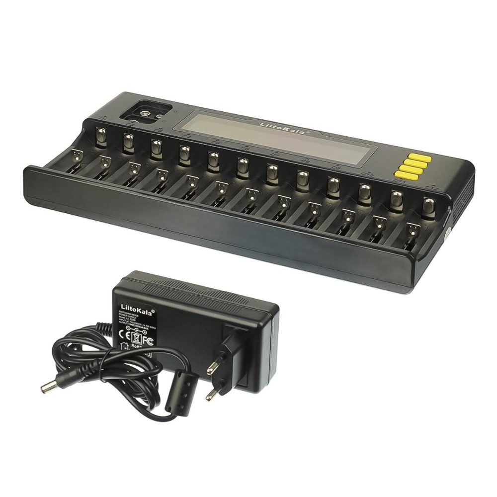 ������������� �������� ���������� � �������� LiitoKala Lii-S12 ��� ������������� 18650/ ��/ ��� � ������, 12 ������