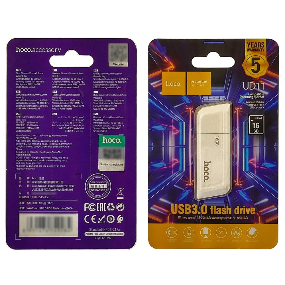 USB ���������� Hoco UD11 16GB USB 3.0 �����