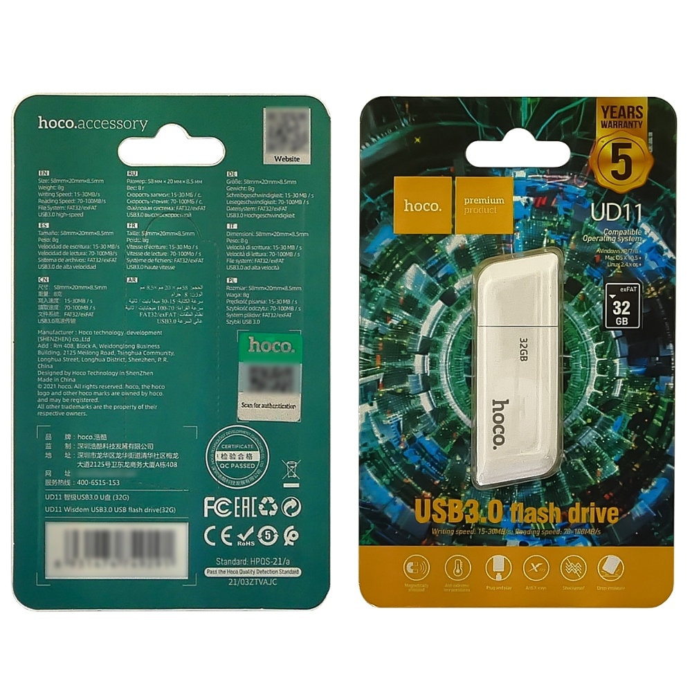 USB ���������� Hoco UD11 32GB USB 3.0 �����