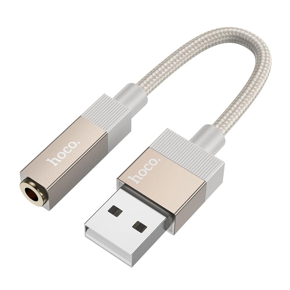 ������� ���������� Hoco UPA32D USB to Jack 3.5 gold