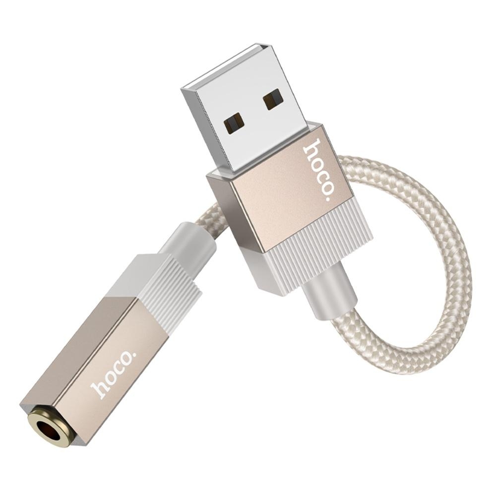 ������� ���������� Hoco UPA32D USB to Jack 3.5 gold