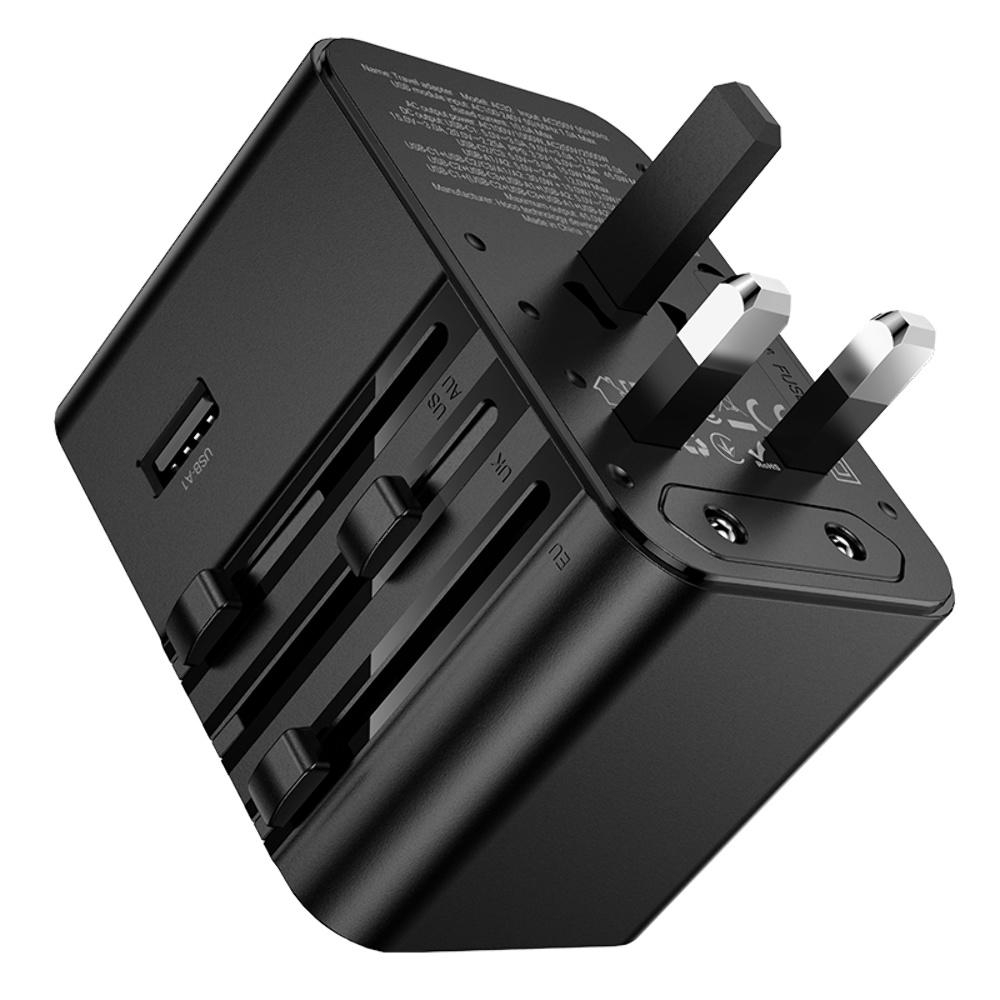 ������� �������� ���������� Hoco AC32 2 USB/ 3 Type-C PD 45W black