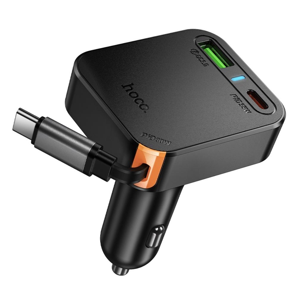������������� �������� ���������� Hoco NZ18 USB/ Type-C PD 65W � ������� Type-C black