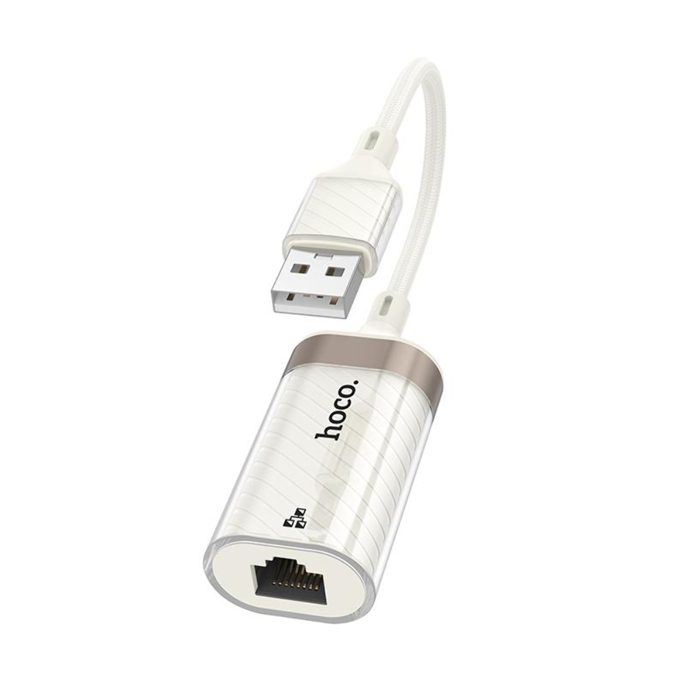 ������� ���������� Hoco UA41 USB to RJ-45 100 mbps apricot