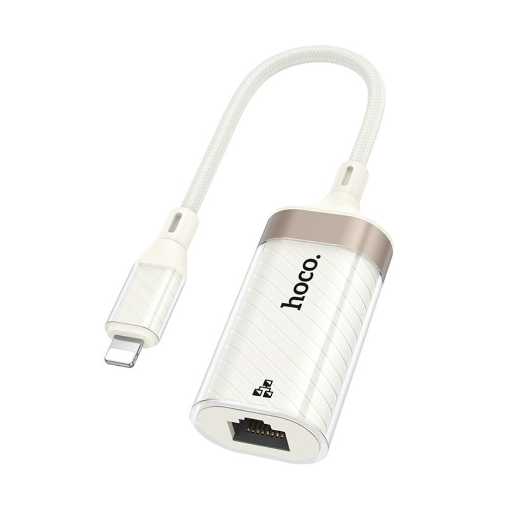 ������� ���������� Hoco UA41A Lightning to RJ-45 100 mbps apricot