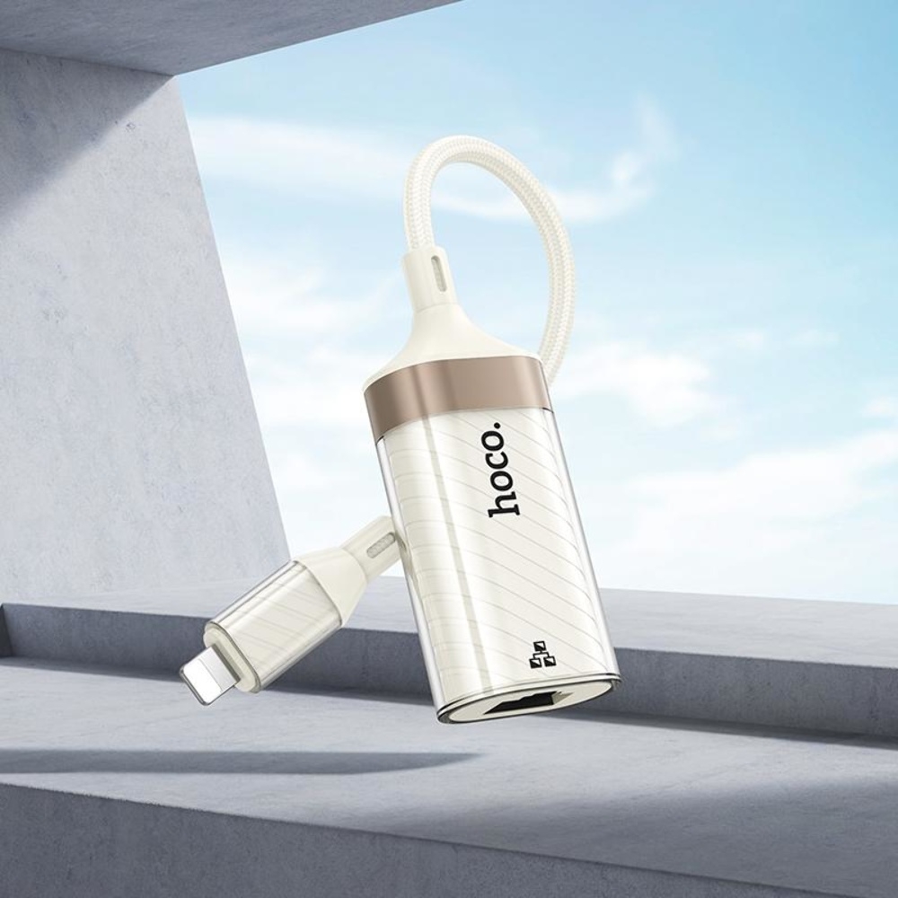 ������� ���������� Hoco UA41A Lightning to RJ-45 100 mbps apricot