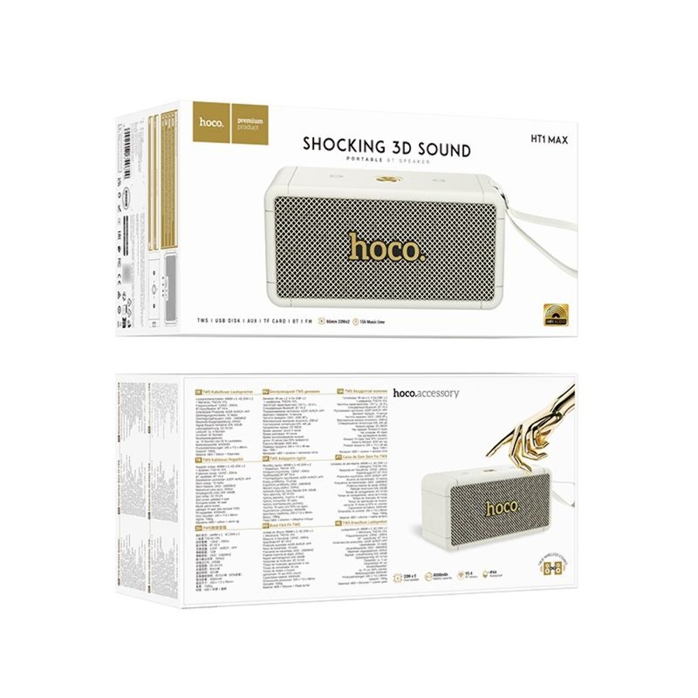 ����������� Bluetooth ������� Hoco HT1 Max paint white