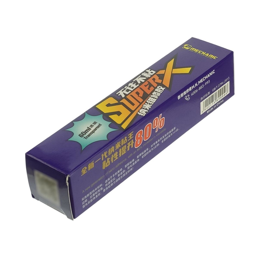 ���� ����������� Mechanic Super X, ����������, 60ml, � ������ � ���������, ��������������