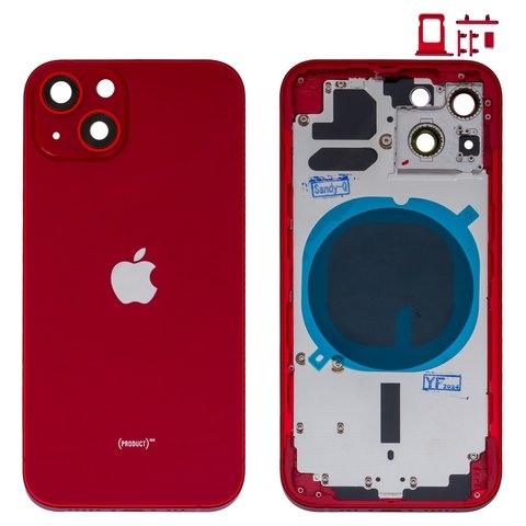 ������ Apple  iPhone 13, �������, � ���������� SIM-�����, � �������� ��������, red