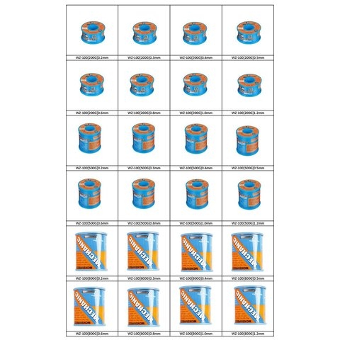 ������ Mechanic WZ-100, Sn 63%, Pb 37%, ���� 1-3%, 0,8 ��, 200 �