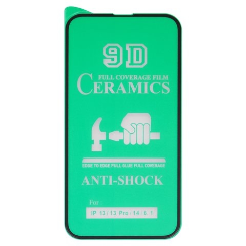 �������� ������ Apple iPhone 13, iPhone 13 Pro, iPhone 14, Full Glue (���� �� ���� ������� ������), Ceramics, ������