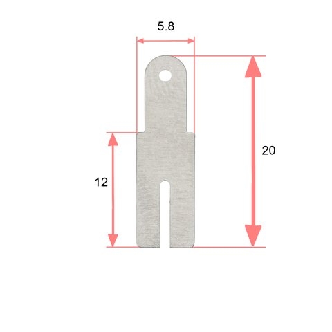 ��������� �������� ��� ������ ������������� 18650, 10 ��., 20x6mm