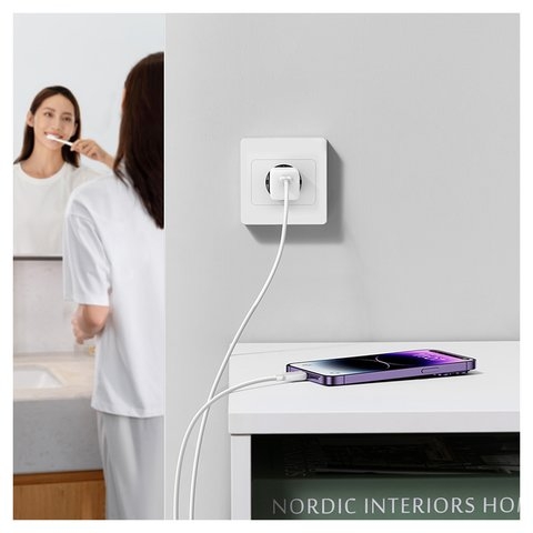 ������� �������� ���������� Baseus, GaN, 5, 30 ��, Quick Charge, ����, 1 ����, #CCGN070502 