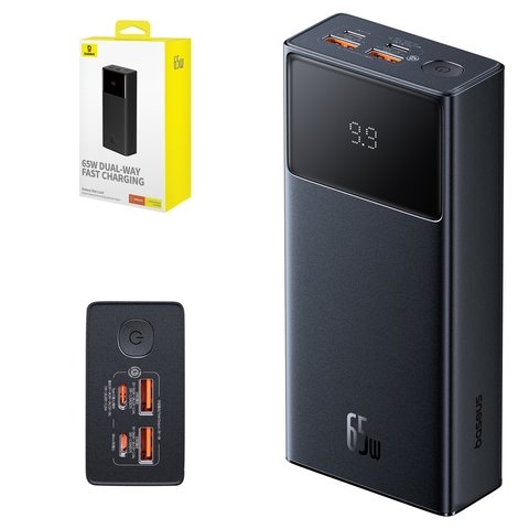 Power bank Baseus Star-Lord Digital, 30000 mAh, Power Delivery (65 ��), ������, #P10022908113-00