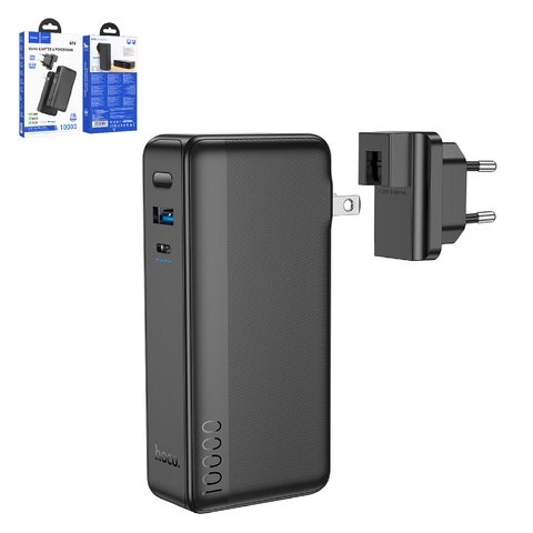 Power bank Hoco Q16, 10000 mAh, 22.5 ��, ������, Power Delivery (PD), ������� �������� ����������, #6942007601566