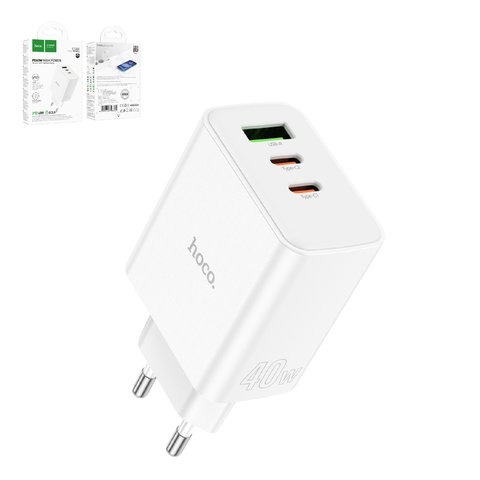 ������� �������� ���������� Hoco C126A, 40 ��, Power Delivery (PD), ����, 3 �����, #6931474798725