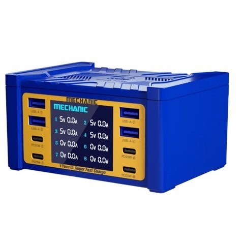 ������� �������� ���������� Mechanic V-Power 8S, 115 ��, Quick Charge, Power Delivery (PD), 8 ������