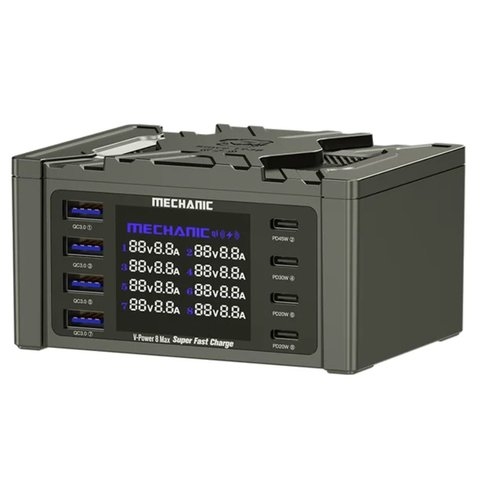 ������� �������� ���������� Mechanic V-Power 8 Max, 115 ��, Quick Charge, Power Delivery (PD), 8 ������