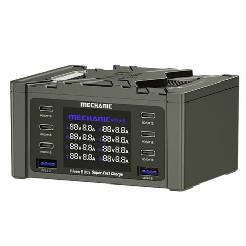 ������� �������� ���������� Mechanic V-Power 8 Ultra, 160 ��, Wireless Charge, Quick Charge, Power Delivery (PD), 8 ������
