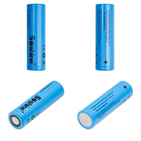 ���������� 18650 Soshine, 1600 mAh, 3,2 B, LiFePO4 | ���, �������, �����������