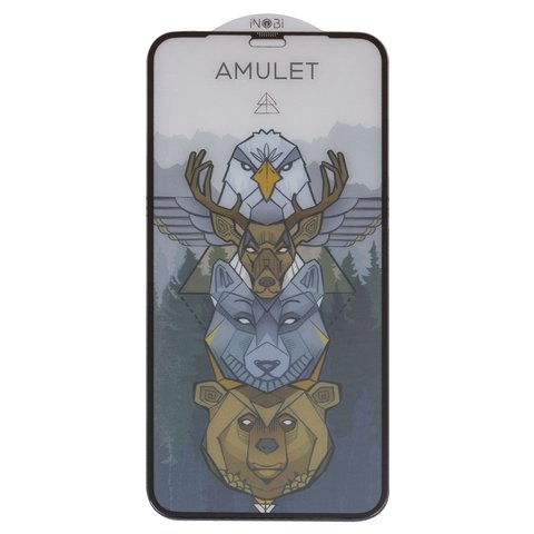 ������� ���� Amulet Apple iPhone 11 Pro, iPhone X, iPhone XS, iNobi, Full Glue, ���� �� ��� ��������, Anti-Static, ��� ���������, ����� | ���������� �������� ������