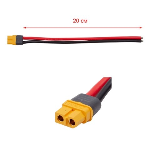 ������� ������ ������� Amass XT60H, "����", c �������, 20 ��, 12 AWG