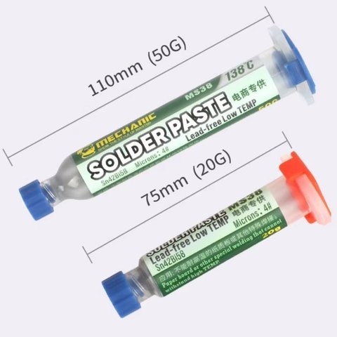 BGA ����� Mechanic MS38, Sn 42%, Bi 58%, 138 �C, 50 �