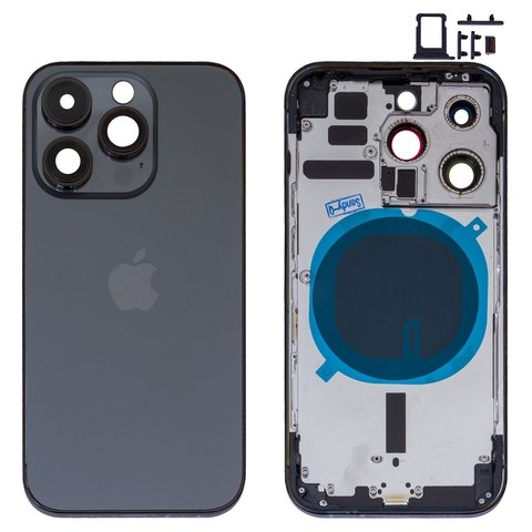 ������ Apple  iPhone 14 Pro, ������, � ���������� SIM-�����, � �������� ��������, High Copy, Global, space black