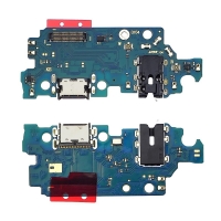 Плата зарядки Samsung SM-A235 Galaxy A23, шлейф коннектора зарядки, коннектора наушников, с микрофоном, High Copy