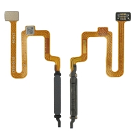 Шлейф Xiaomi Redmi Note 11 Pro, 2201116TG, 2201116TI, боковая клавиша, для сканера отпечатка пальца (Touch ID), чорний, Original (PRC)