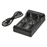 Сетевое зарядное устройство с тестером LiitoKala Lii-L2, для аккумуляторов 18650, АА, ААА и других, универсальное, 2 слота