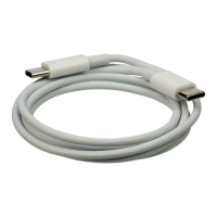 USB-кабель, Type-C на Type-C, 100 см, білий, без упаковки