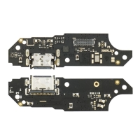 Плата зарядки Motorola Moto E22, шлейф коннектора зарядки, с микрофоном, High Copy