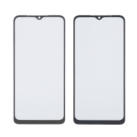 Стекло дисплея с OCA пленкой Motorola E22, черное