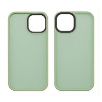 Чехол Colorful Matte Case Apple iPhone 15 светло-зеленый Люкс