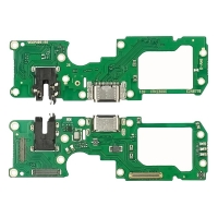 Плата зарядки Oppo A96, шлейф коннектора зарядки, с микрофоном, High Copy