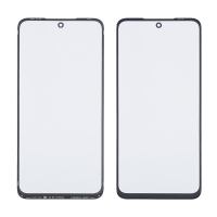 Стекло дисплея с OCA пленкой Xiaomi Redmi 10 черное с олеофобным покрытием, закаленное