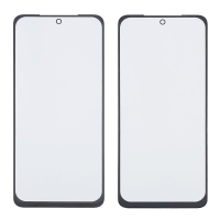 Стекло дисплея с OCA пленкой Xiaomi Poco M5s черное с олеофобным покрытием, закаленное